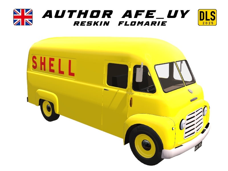 FLO07-JP1 1958 Commer Van SHELL
