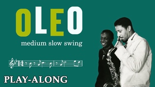 Oleo - Medium Slow Swing || BACKING TRACK