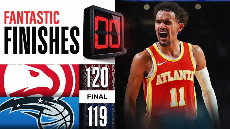 Final 4:19 WILD ENDING Hawks vs Magic , NBAen Mexico, November 9,