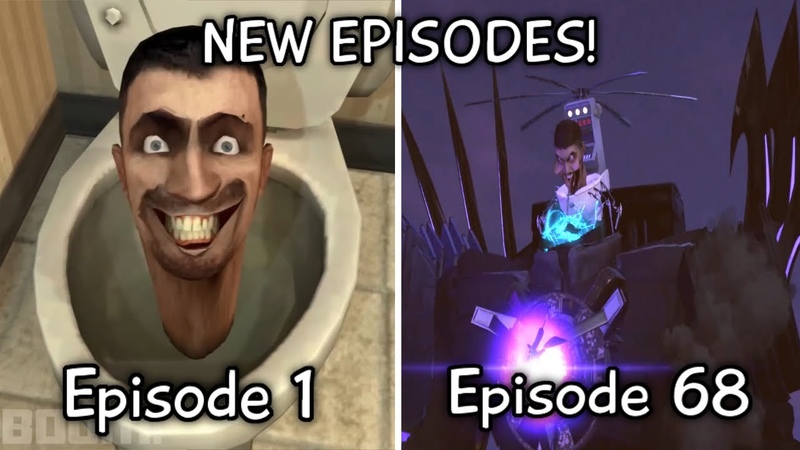Skibidi Toilet 1 68 Part 1 ALL Episodes (60 FPS REMASTERED) TV Titan Flex vs G MAN V5 ( Episode