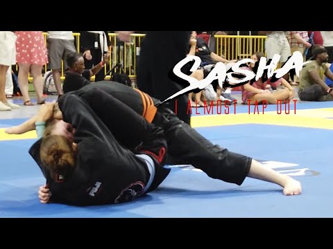 Womens Brazilian Jiu Jitsu Match, I almost Tapped