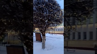 Вечерний Арбат. Нурпеисова(Театральная). Уральск февраль 2023