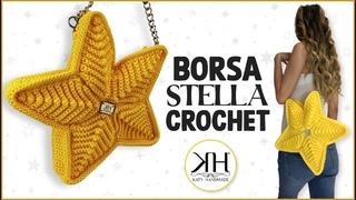 TUTORIAL BORSA “Stella“ UNCINETTO -  CROCHET STAR BAG 🌟 @KatyHandmade