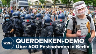 QUERDENKEN in BERLIN: Mann stirbt nach Demo - Polizei meldet ber 600 Festnahmen