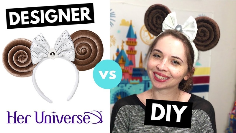 DIY Disney Parks Designer Ears, Her Universe Princess Leia Minnie