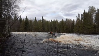 Река Нюхча, порог Падун 2020