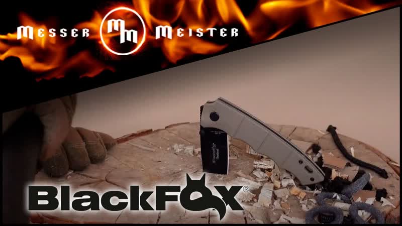 Выдержка недорогого тактического ножа ТЕСТ Black Fox
