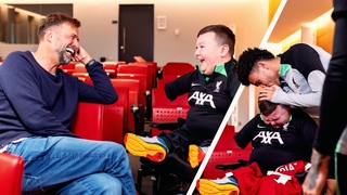 Once In A Lifetime! | Klopp, Diaz & LFC Squad's Emotional Surprise For Inspirational Dire