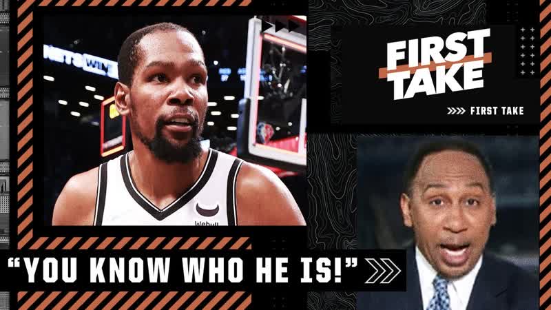 You know who he is Its KD There are no off nights Stephen A. talks Kevin Durant, First