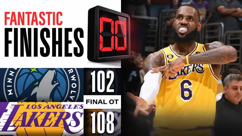 WILD OVERTIME ENDING Timberwolves vs Lakers, ATTPlay In, April 11,