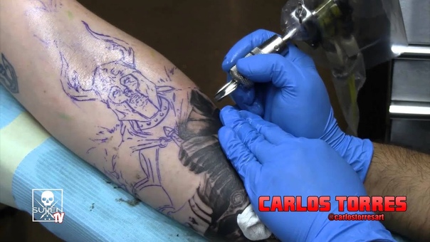 Tattoo Timelapse with Carlos