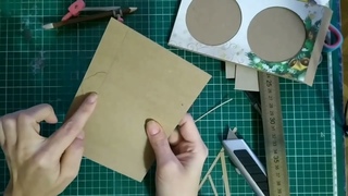 Мастер-класс по мини-альбому “Новый Год“ 3 страничка. Скрапбукинг