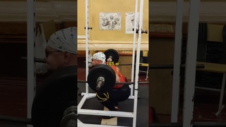 Проходка в приседаниях пояс наколенники штангетки 160, 165, 170 кг #airtraining #air174