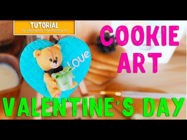 Sugar Cookie Idea for Valentine Day Cookie. Decorating cookies. Cute Fondant