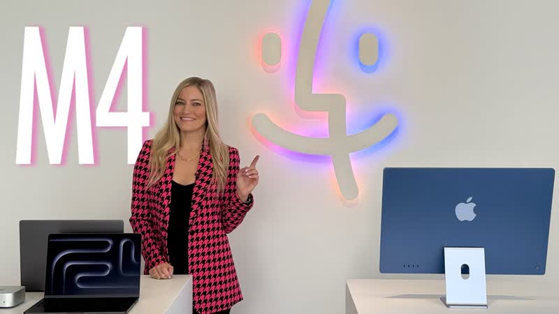 New M4 Macs First look at everything new Pink i Mac, Mac Book Pros and new Mac