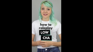How to roleplay a low Charisma score // D&D #shorts