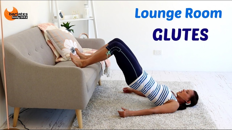 PILATES BOOTY GLUTES WORKOUT Lounge Room Glutes Workout BARLATES BODY
