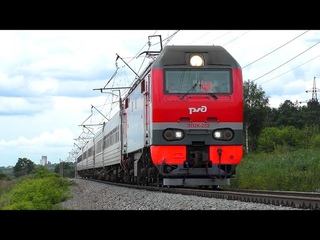 ЭП2К-252 с пассажирским поездом Пенза-1 - Казань