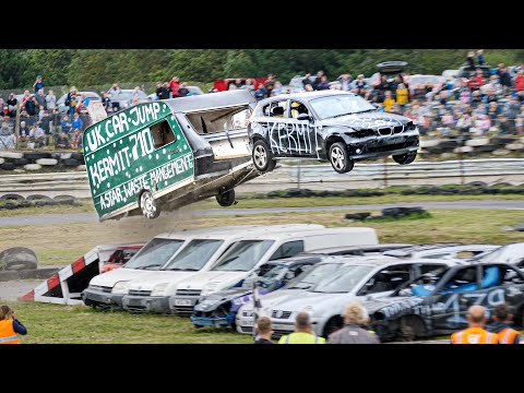 Car Jumping Ramp Competition Angmering Raceway August