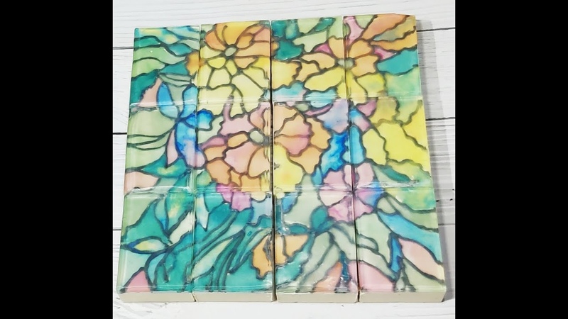 Floral Cocktail Hybrid Soap Technique Cold Process + Melt