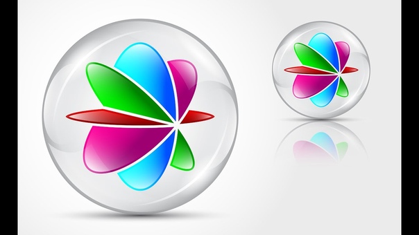 How to create 3 D Logo Design ( GLASS MARBLE) in Adobe Illustrator CS6