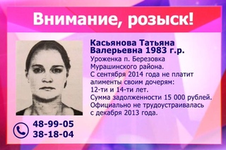 Розыск неплательщиков алиментов Касьяновой и Чечулина. Место происшествия