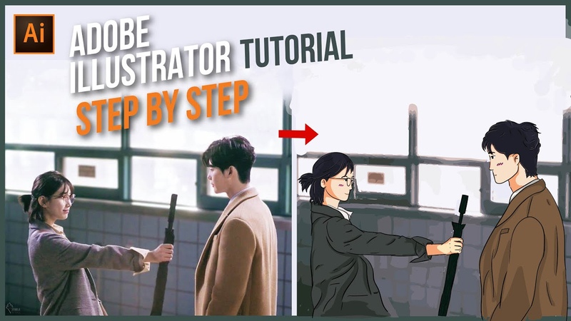 Step By Step Tutorial, , How To Create Cartoon Based on Photo in Adobe