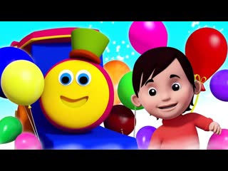 Balloon Song | Bob The Train | Nursery Rhymes & Songs for Babies