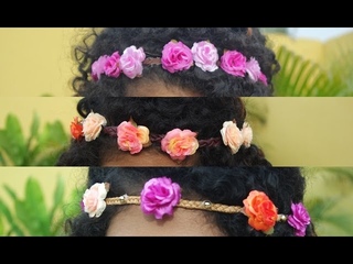 Faça você mesma 3 tiaras de flores #Especialdeverão