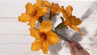 DIY Bell flowers /How to make satin ribbon flowers/flower making tutorial