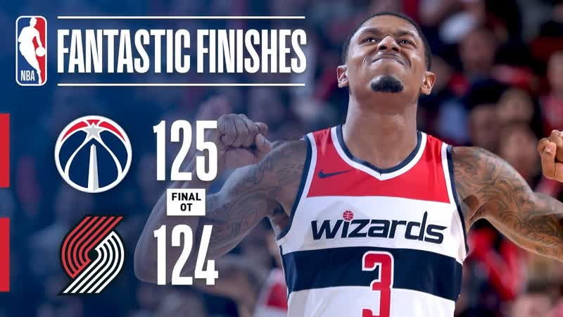 Thrilling OT Finish Between the Wizards and Blazers, October 22,