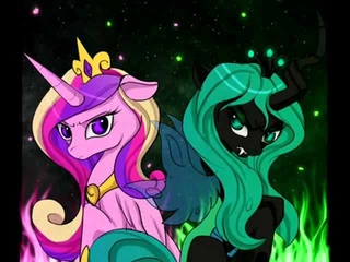MLP:FiM - Cadance X Shining Armor X Chrysalis Tribute