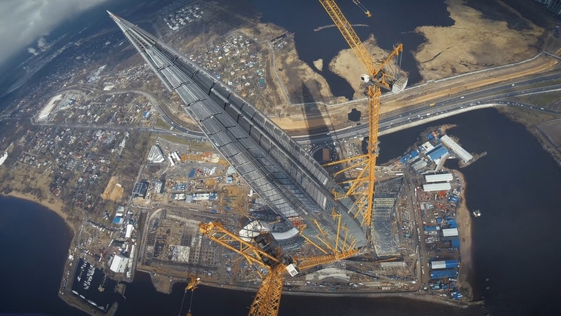 DIVING THE TALLEST BUILDING IN EUROPE :: 462 meters :: Lakhta Center FPV