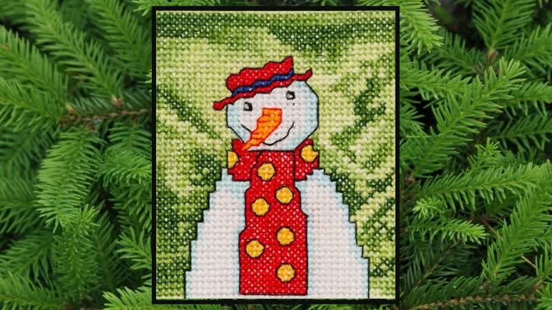 99. Снеговик от RTO ( Cross Stitch Kits) От начала до