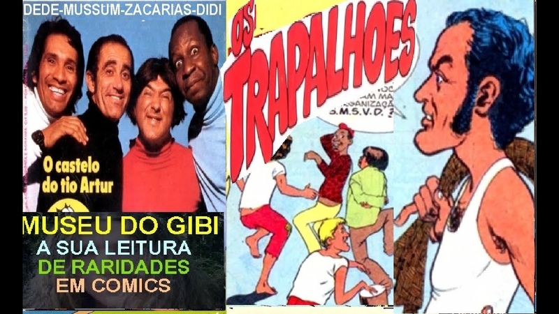 OS TRAPALHÕ ES EM QUADRINHOS , museudogibi, quadrinhos, comics,