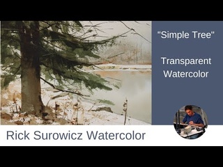 Watercolor Tutorial:  “Simple Tree“