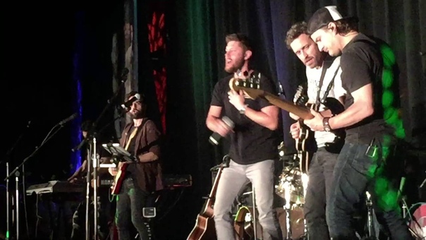 Jensen singing Fare Thee Well (with Rob Benedict) and Whipping Post at Phoenix Convention