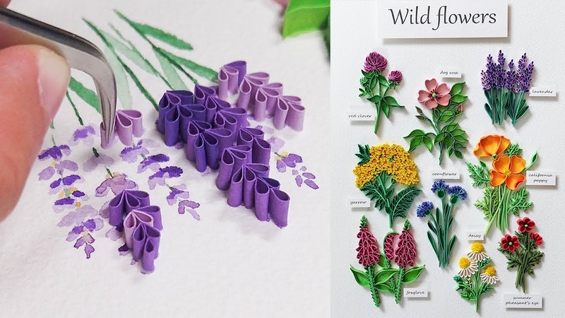 It took me almost one month to make 9 paper quilling wild
