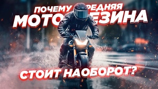 Почему передняя моторезина стоит наоборот Подробное объяснение.