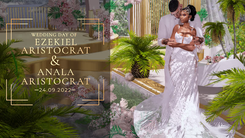 Ezekiel Anala, WEDDING Second Life. September 24,