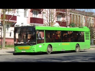 МОЛОДЕЧНО. Поездка на автобусе МАЗ, Г/№ AI 0857-5, маршрут №17 ()