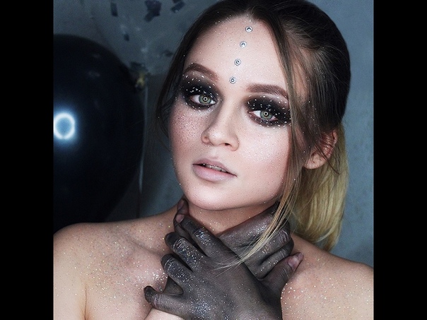 Glitter Madness for a photo shoot 2017 Макияж