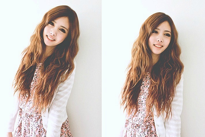 Long hair asian cute shared