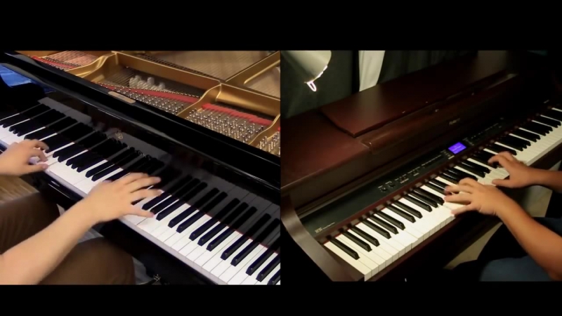 Jiyuu no Tsubasa Shingeki no Kyojin OP2 piano Duet with