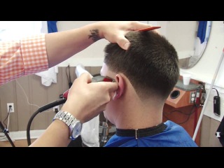 step by step skin taper fade haircut | shadow fade tutorial by HOV the barber