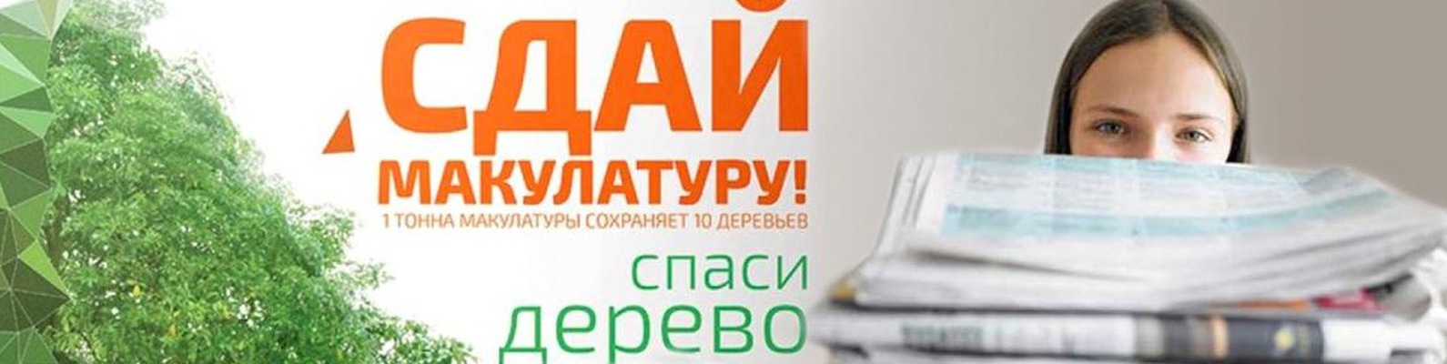 сколько макулатуры спасает 1 дерево