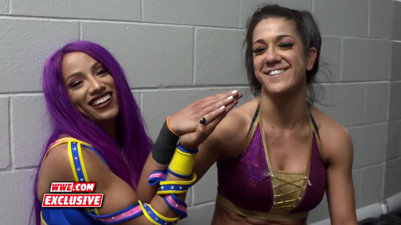 Bayley, Sasha Banks Dana Brooke vs. Charlotte, Nia Jax Emma WWE