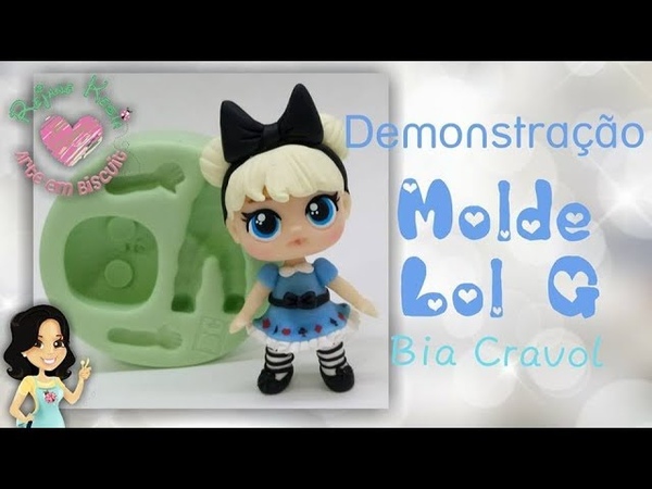 Demostração Molde LOL G Coleção Rejane Kesia para Ateliê Bia