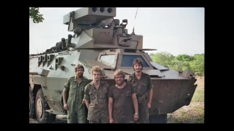 Ratel ZT3 уничтоживший 3 танка Т 55. Гражданская война в Анголе,