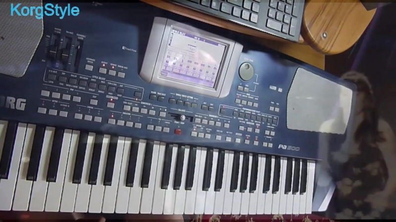 Korg Style Русский стиль Одинокая брюнетка ( Korg Pa 5.